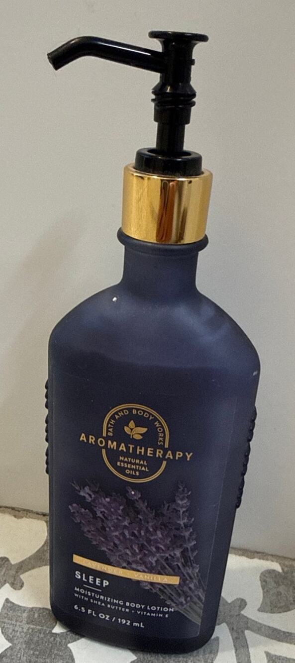 Bath & Body Works Aromatherapy Sleep Lavender Vanilla Lotion Discontinued 80%